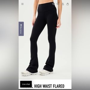SPLIT59 Raquel high waist flared leggings in short